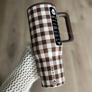 Hydrojug 40oz Brown Gingham Plaid Traveler Limited Edition